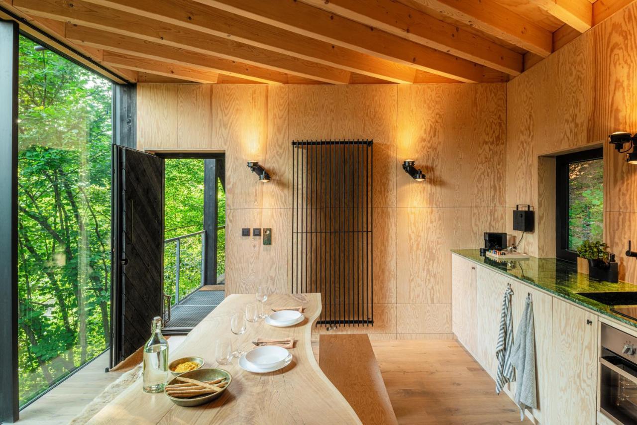 Hutstuf - The Fox & Private Outdoor Spa Ла-Рош-ан-Арден Экстерьер фото