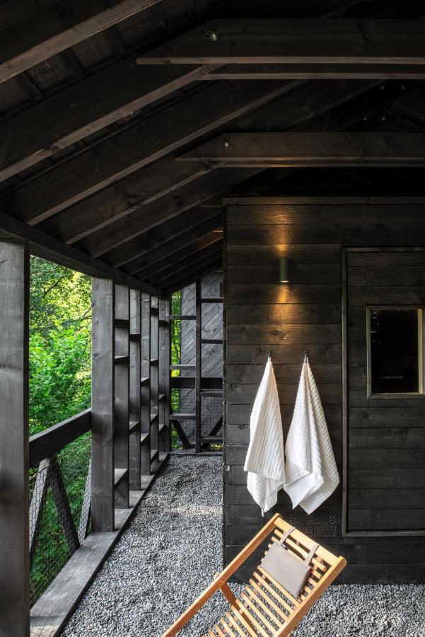 Hutstuf - The Fox & Private Outdoor Spa Ла-Рош-ан-Арден Экстерьер фото