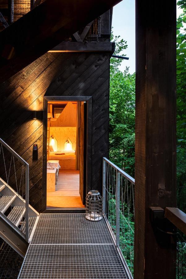 Hutstuf - The Fox & Private Outdoor Spa Ла-Рош-ан-Арден Экстерьер фото